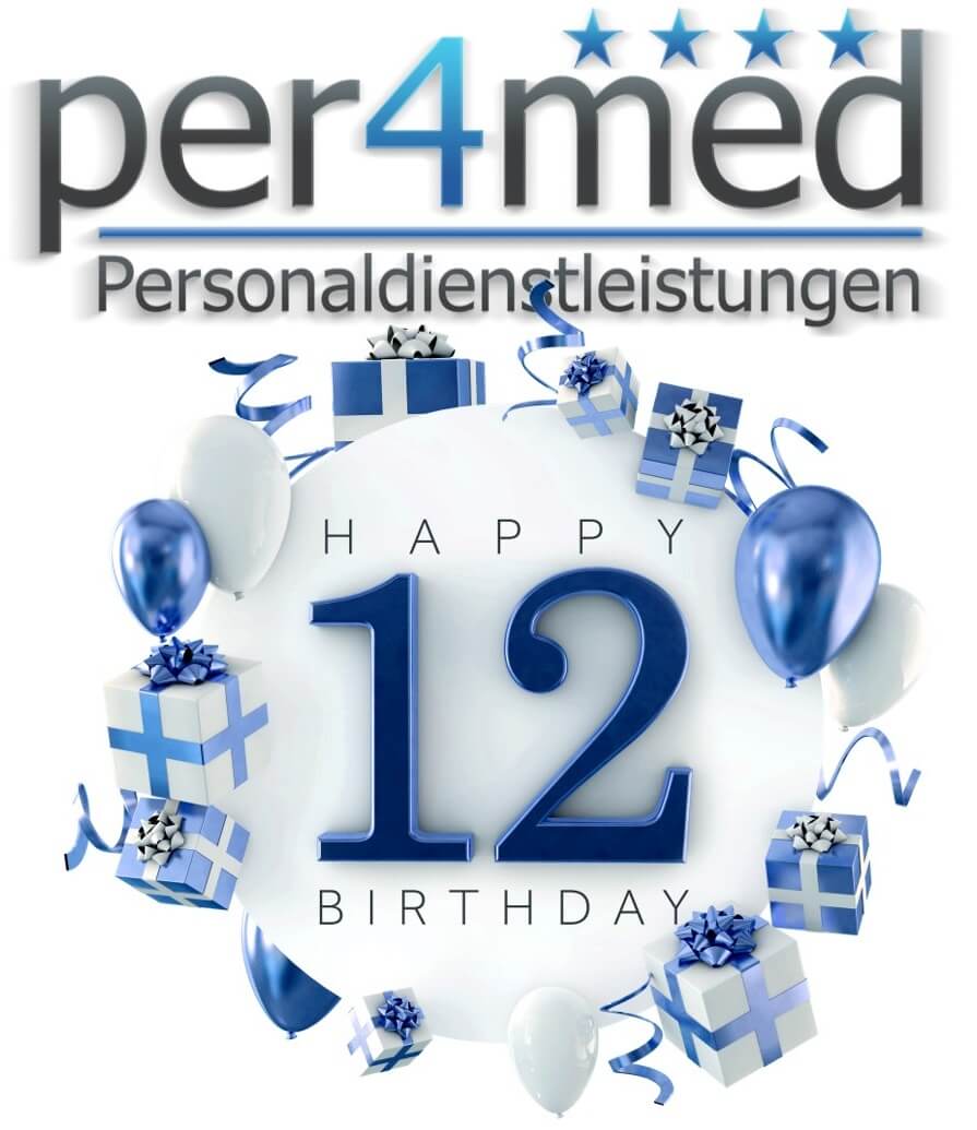 per4med Firmenjubiläum 12 Jahre