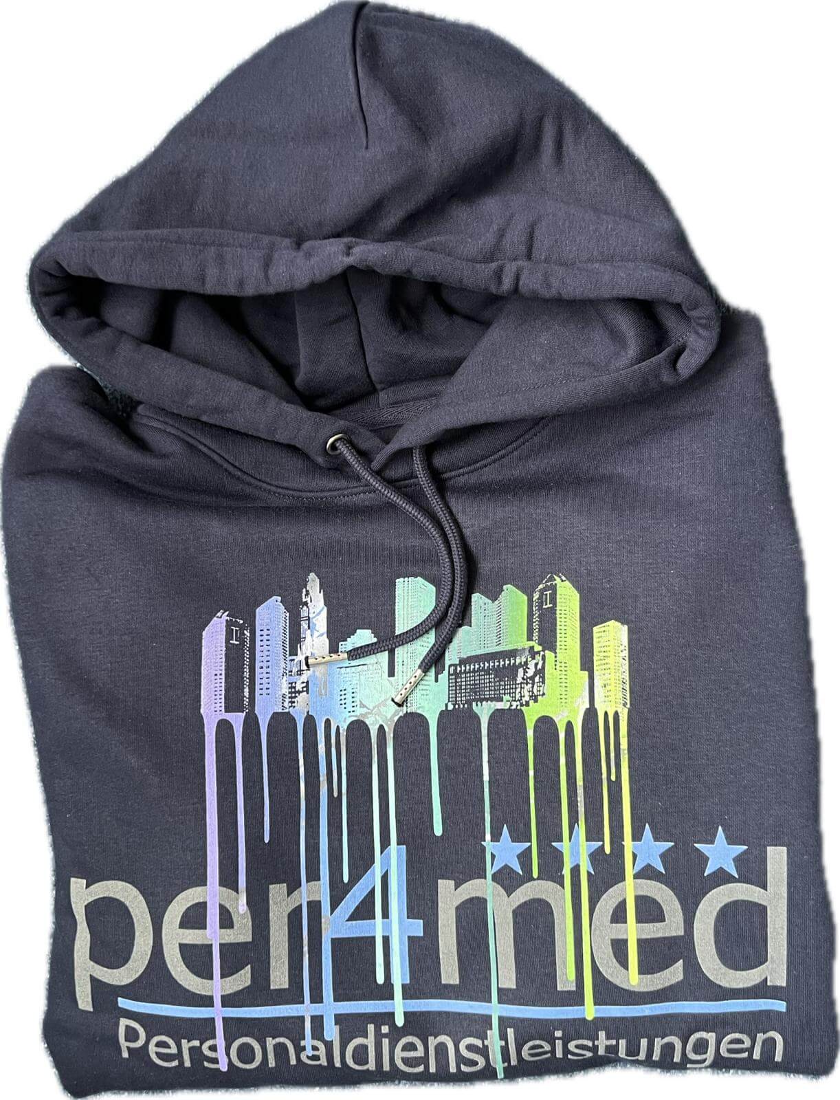 per4med Hoodie zusammengelegt